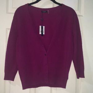 Magaschoni Button Down Cashmere Sweater